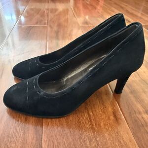 Attillio Giusti Leombruni AGL Suede Leather Pumps Heels EU 35 Fits US 5.5 Italy